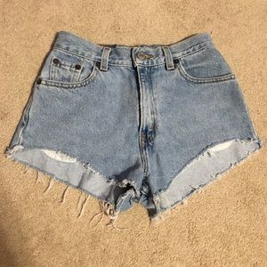 Vintage Levi’s cut-off shorts